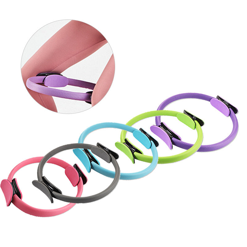 Yoga Fitness Pilates Ring Women Girls Circle Magic Dual Exercise Home Gym Workout Sports Lose Weight Body Resistance rocket fitness